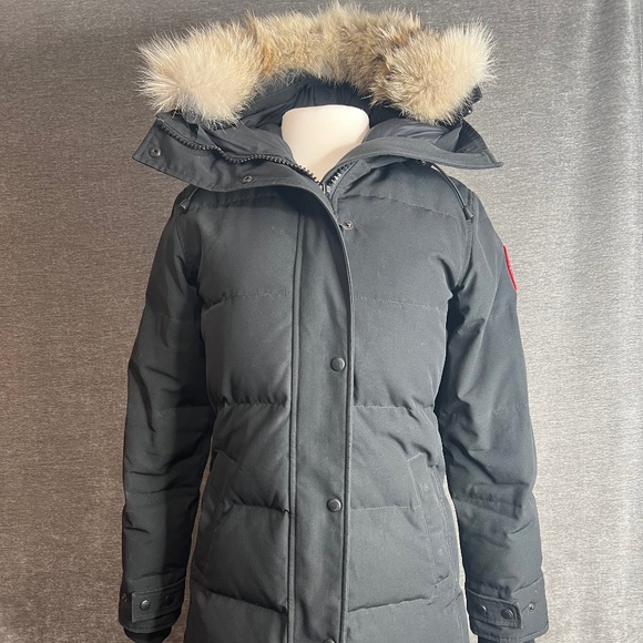 Canada Goose Shelburne Parka Jacket Size S in True Black - Picture 2 of 7